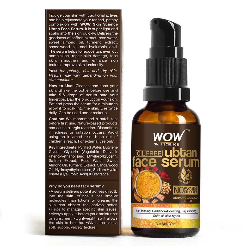 WoW Ubtan Face Serum