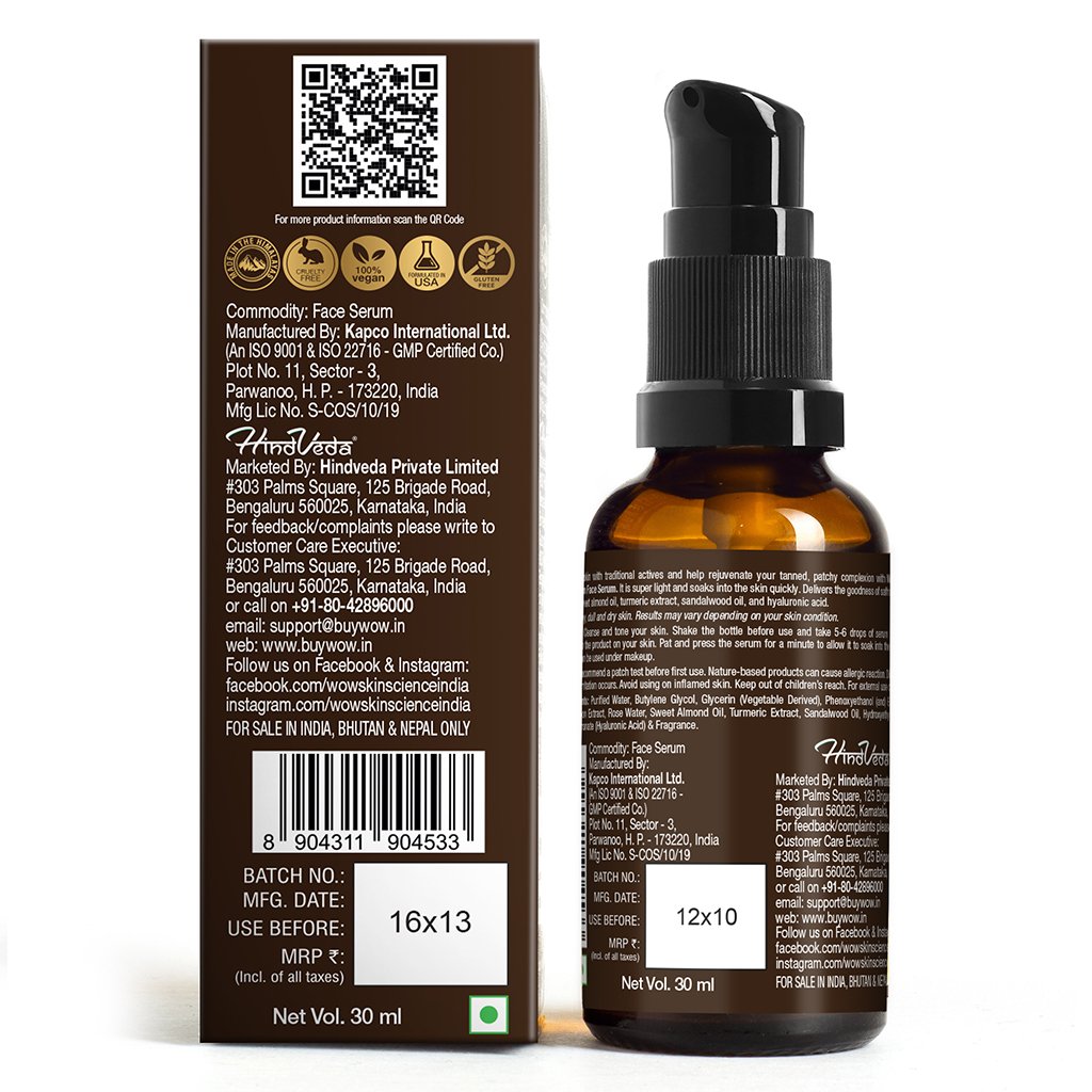 WoW Ubtan Face Serum