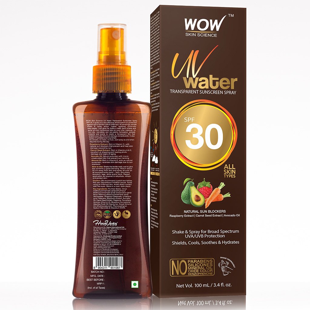 WoW UV Water Transparent Sunscreen Spray - SPF 30