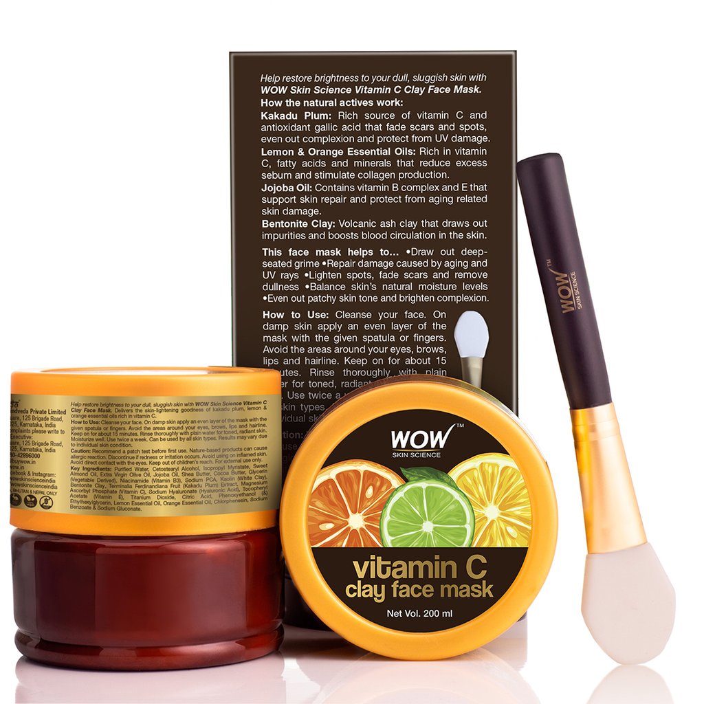 WoW Vitamin C Glow Clay Face Mask