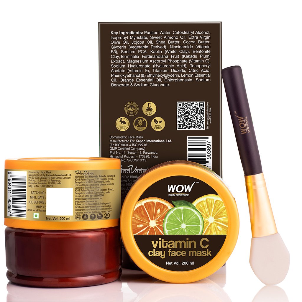 WoW Vitamin C Glow Clay Face Mask