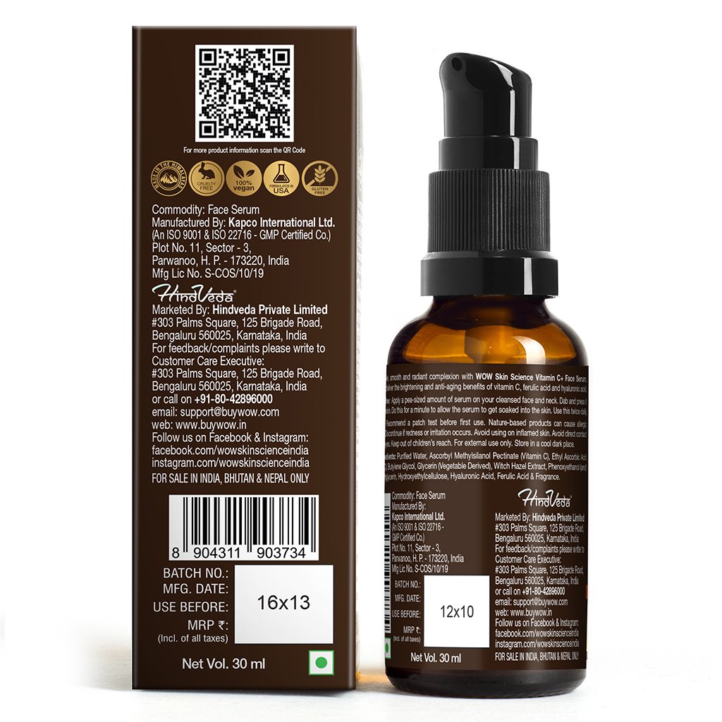 WoW Vitamin C+ Face Serum