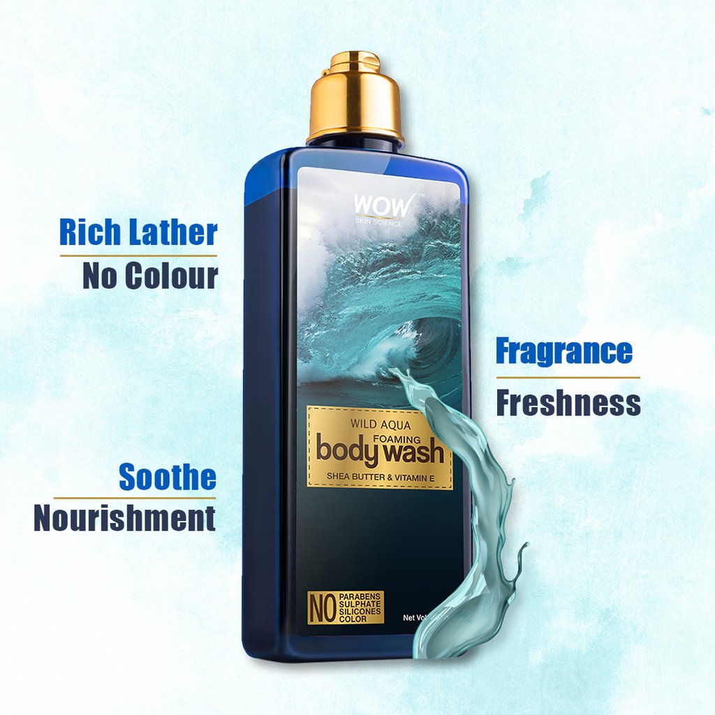 WoW Wild Aqua Foaming Body Wash
