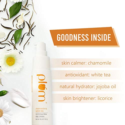 Plum Goodness Chamomile and White Tea Morning Dew Day Cream