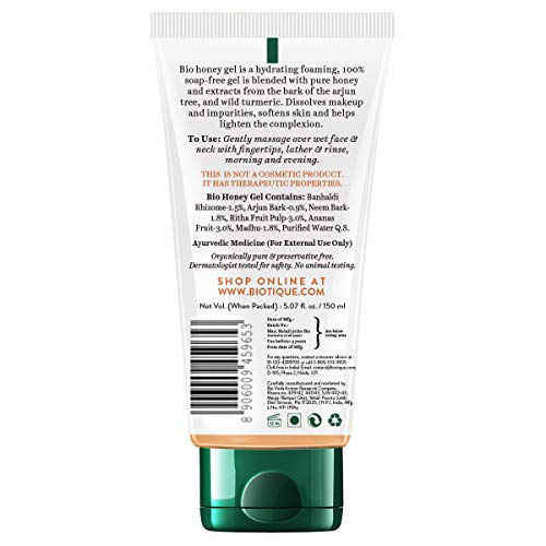 Biotique Bio Honey Gel Refreshing Foaming Face Wash for All Skin Types