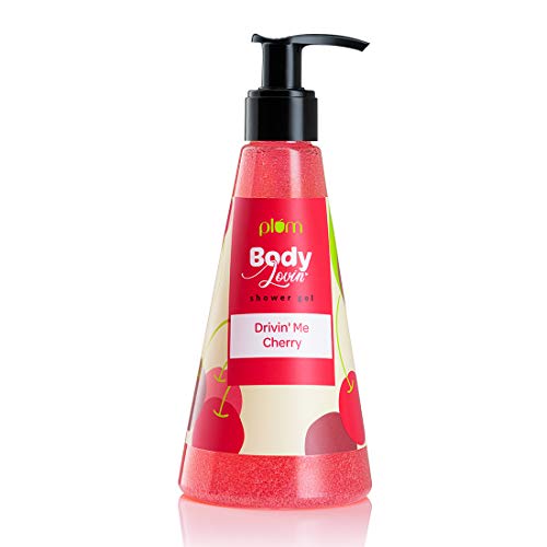 Plum Goodness Plum 100% Vegan BodyLovin Drivin Me Cherry Shower Gel | For All Skin Types