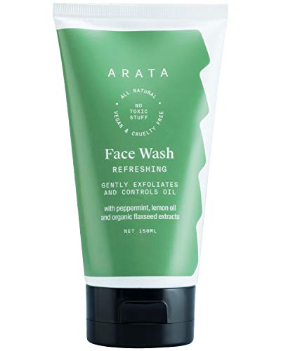 Arata Refreshing Face Wash | Natural Plant Based Cleanser for Daily Skincare