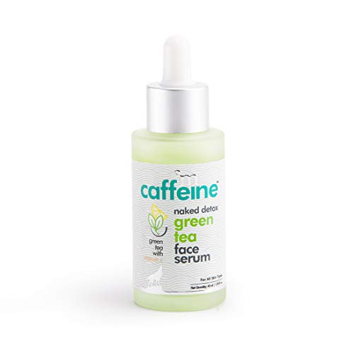 Mcaffeine Naked Detox Green Tea Face Serum with Vitamin C and Hyaluronic Acid | For All Skin Types