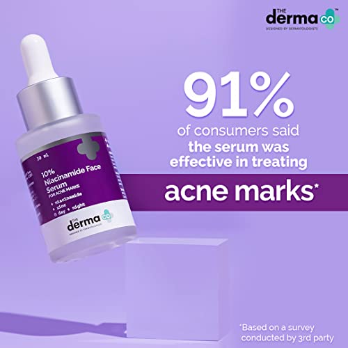 The Derma Co 10% Niacinamide Face Serum For Acne Marks And Acne Prone Skin For Men and Women