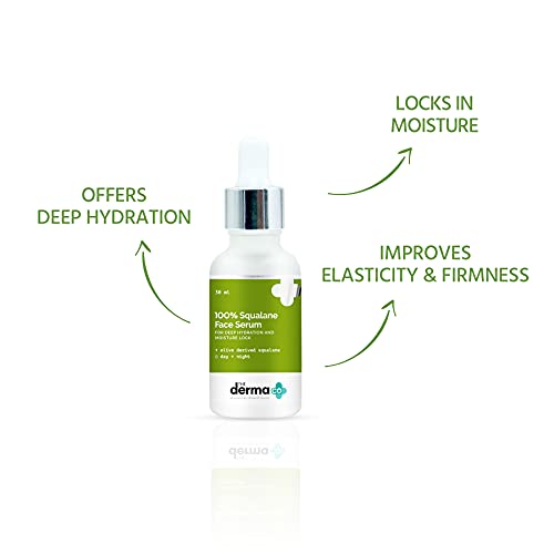 The Derma Co 100% Squalane Face Serum for Deep Hydration & Moisture Lock