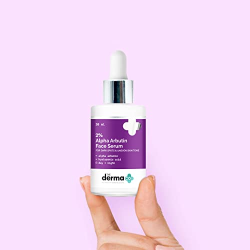 The Derma Co 2% Alpha Arbutin Face Serum for Dark Spots & Uneven Skin Tone