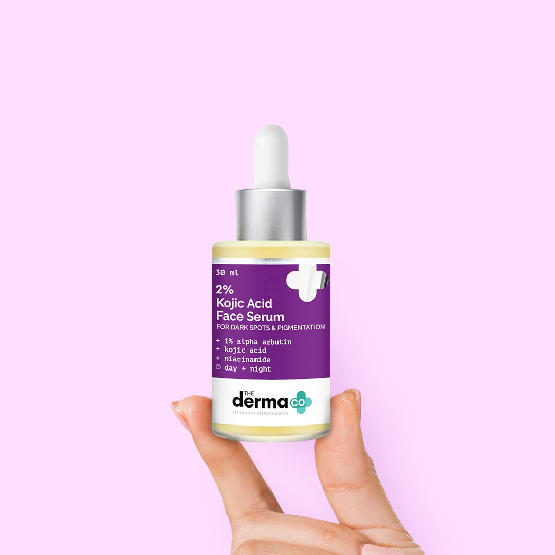 The Derma Co 2% Kojic Acid Face Serum with 1% Alpha Arbutin & Niacinamide for Dark Spots And Pigmentation
