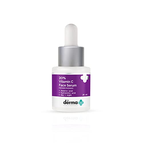 The Derma Co 20% Vitamin C Face Serum for Men and Women for Skin Radiance