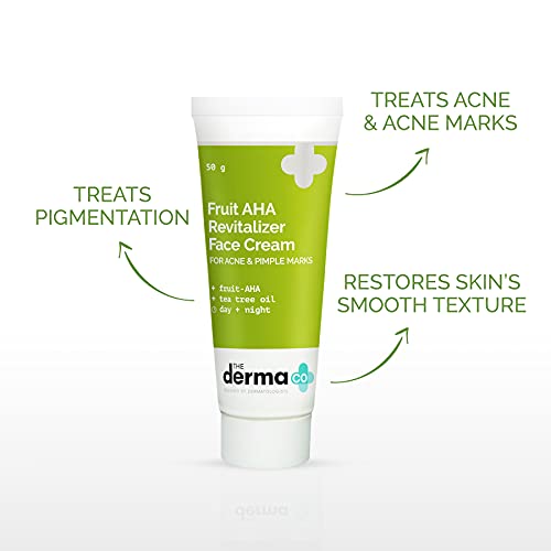The Derma Co Fruit AHA Revitalizer Face Cream for Acne & Pimple Marks