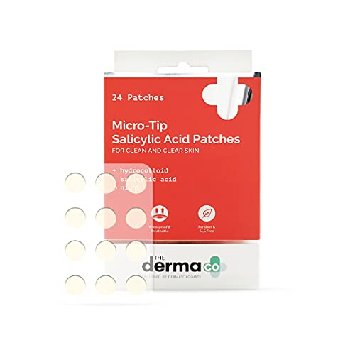 The Derma Co Micro-Tip Salicylic Acid Acne Pimple Patches with Hydrocolloid for Clean & Clear Skin