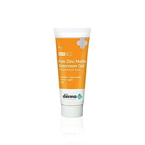 The Derma Co Pure Zinc Matte Sunscreen Gel with SPF 30