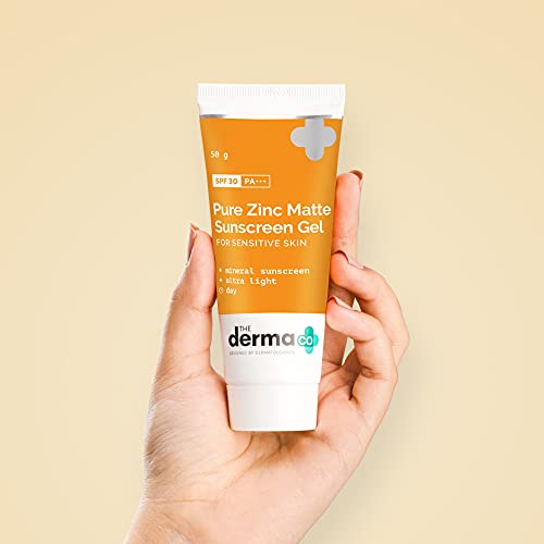 The Derma Co Pure Zinc Matte Sunscreen Gel with SPF 30