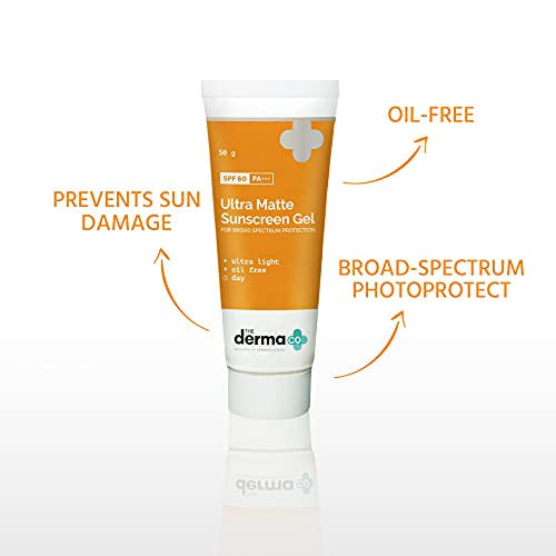 The Derma Co Ultra Matte Sunscreen Gel with SPF 60