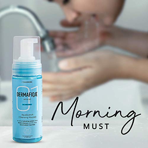 Dermafique Aquaquench Cleansing Mousse Face Wash for Dry Skin