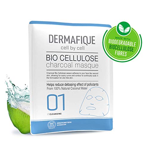Dermafique Bio Cellulose Charcoal Face Mask