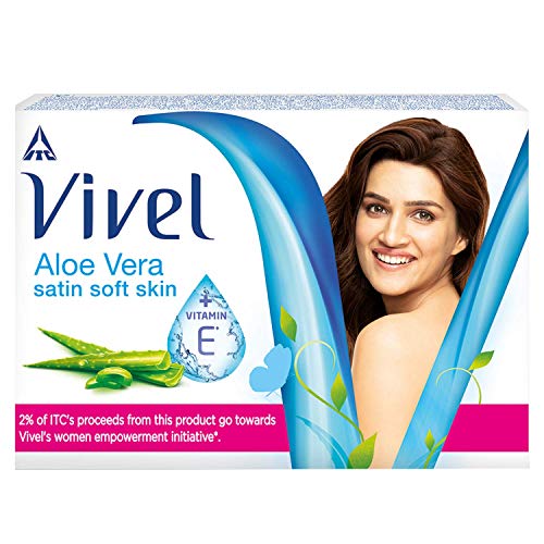 Vivel Aloe Vera Soap,Satin Soft Skin Vitamin E