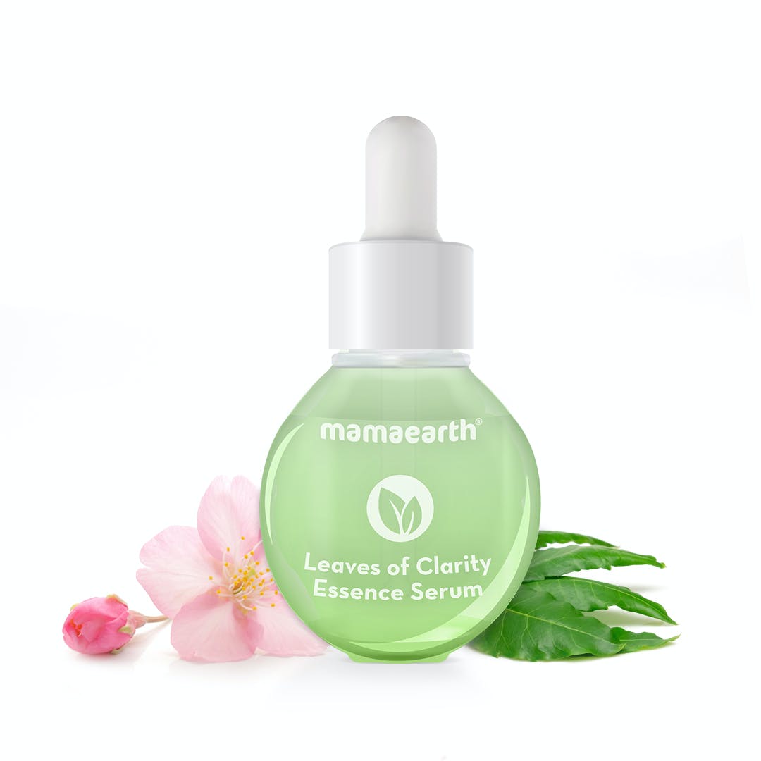 MamaEarth Leaves of Clarity Essence Serum with Neem & Salicylic Acid for Clear Skin