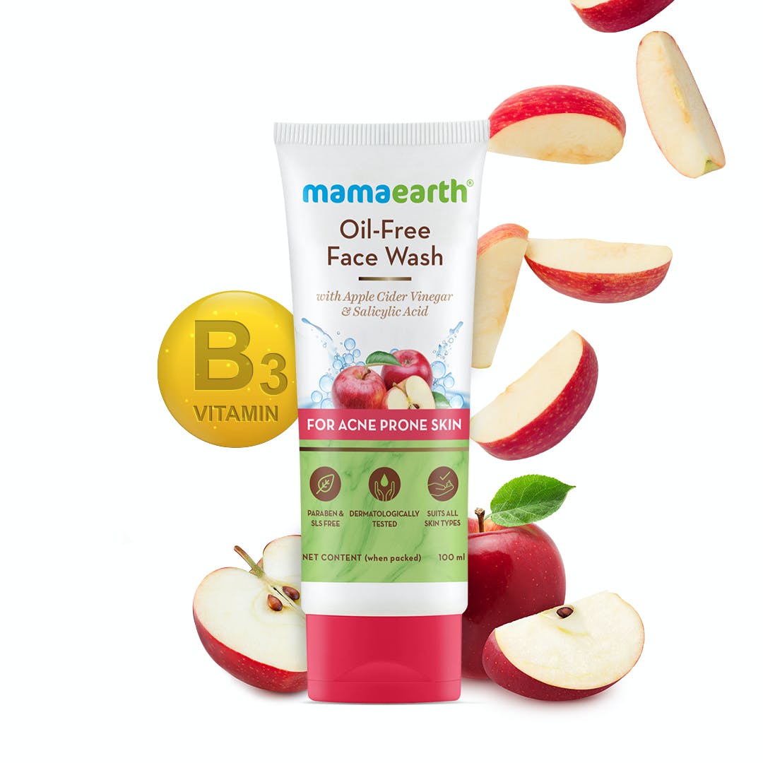 MamaEarth Oil,Free Face Wash with Apple Cider Vinegar & Salicylic Acid