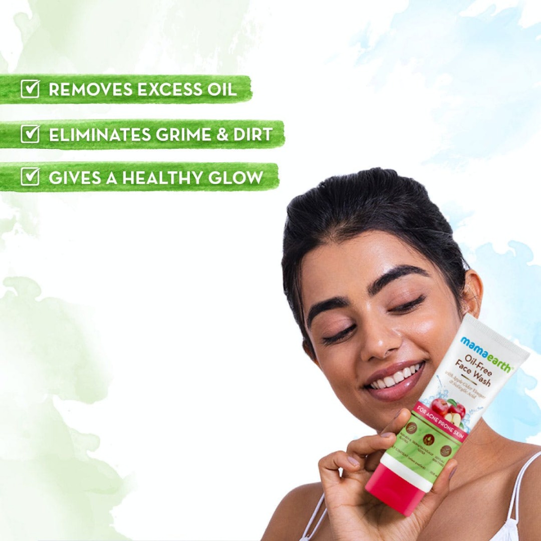 MamaEarth Oil,Free Face Wash with Apple Cider Vinegar & Salicylic Acid