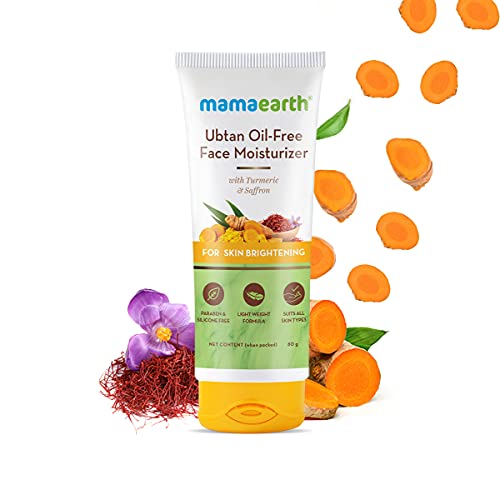 MamaEarth Ubtan Oil,Free Face Moisturizer for Skin Brightening