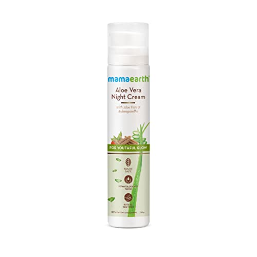 MamaEarth Aloe Vera Night Cream with Aloe Vera and Ashwagandha