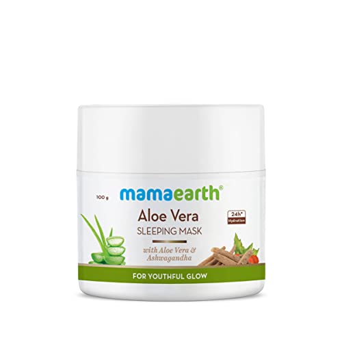 MamaEarth Aloe Vera Sleeping Mask with Aloe Vera & Ashwagandha