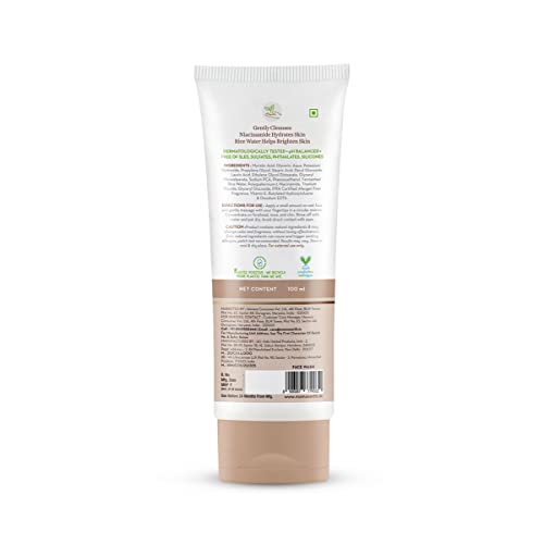 MamaEarth Rice Face Wash With Rice Water & Niacinamide for Glass Skin