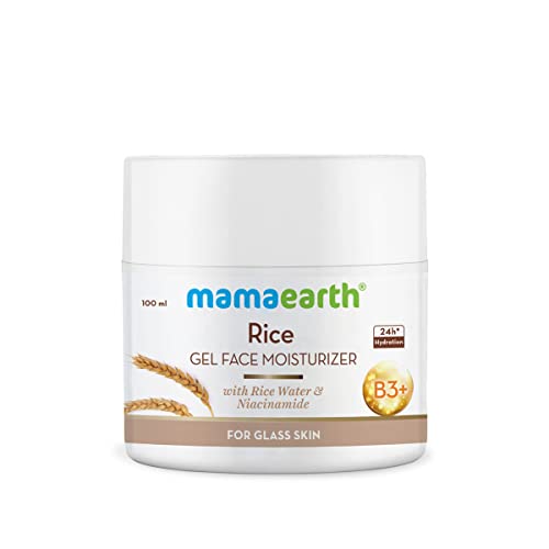 MamaEarth Rice Gel Face Moisturizer With Rice Water & Niacinamide for Glass Skin