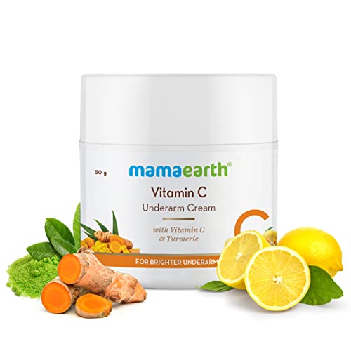 MamaEarth Vitamin C Underarm Cream with Vitamin C & Turmeric for Brighter Underarms