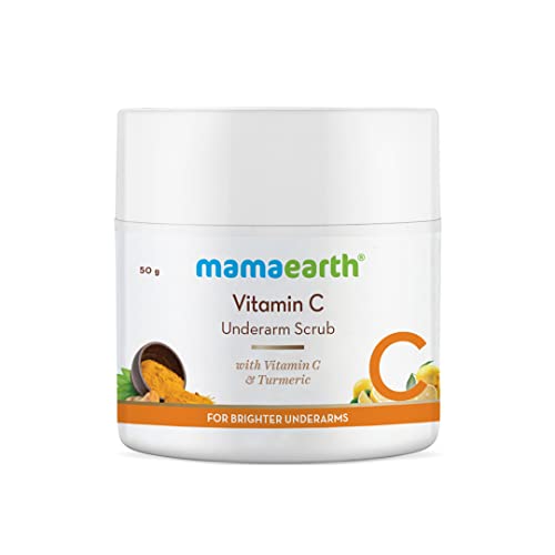 MamaEarth Vitamin C Underarm Scrub with Vitamin C and Turmeric for Brighter Underarms