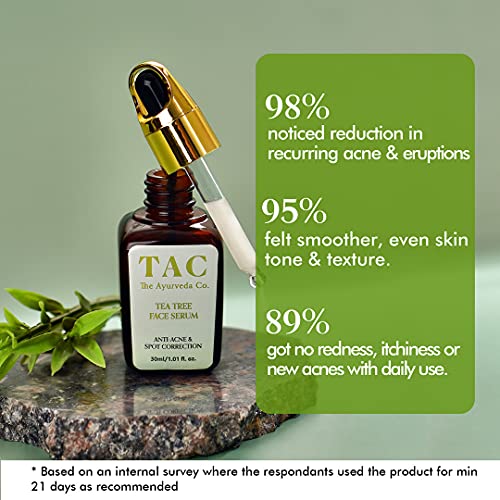 TAC Tea Tree Neem Face Serum For Spot Correction, Acne Marks & Oil Balance