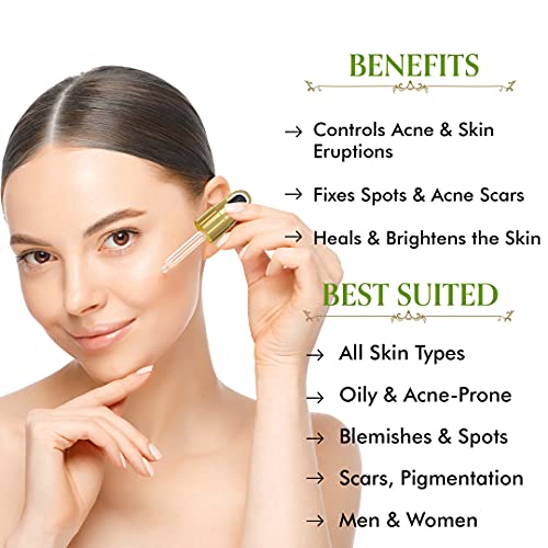 TAC Tea Tree Neem Face Serum For Spot Correction, Acne Marks & Oil Balance