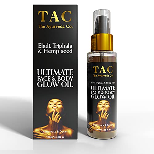 TAC Nalpamaradi Glow Oil for Brightening and Glowing Skin with Peepal and Curcumin