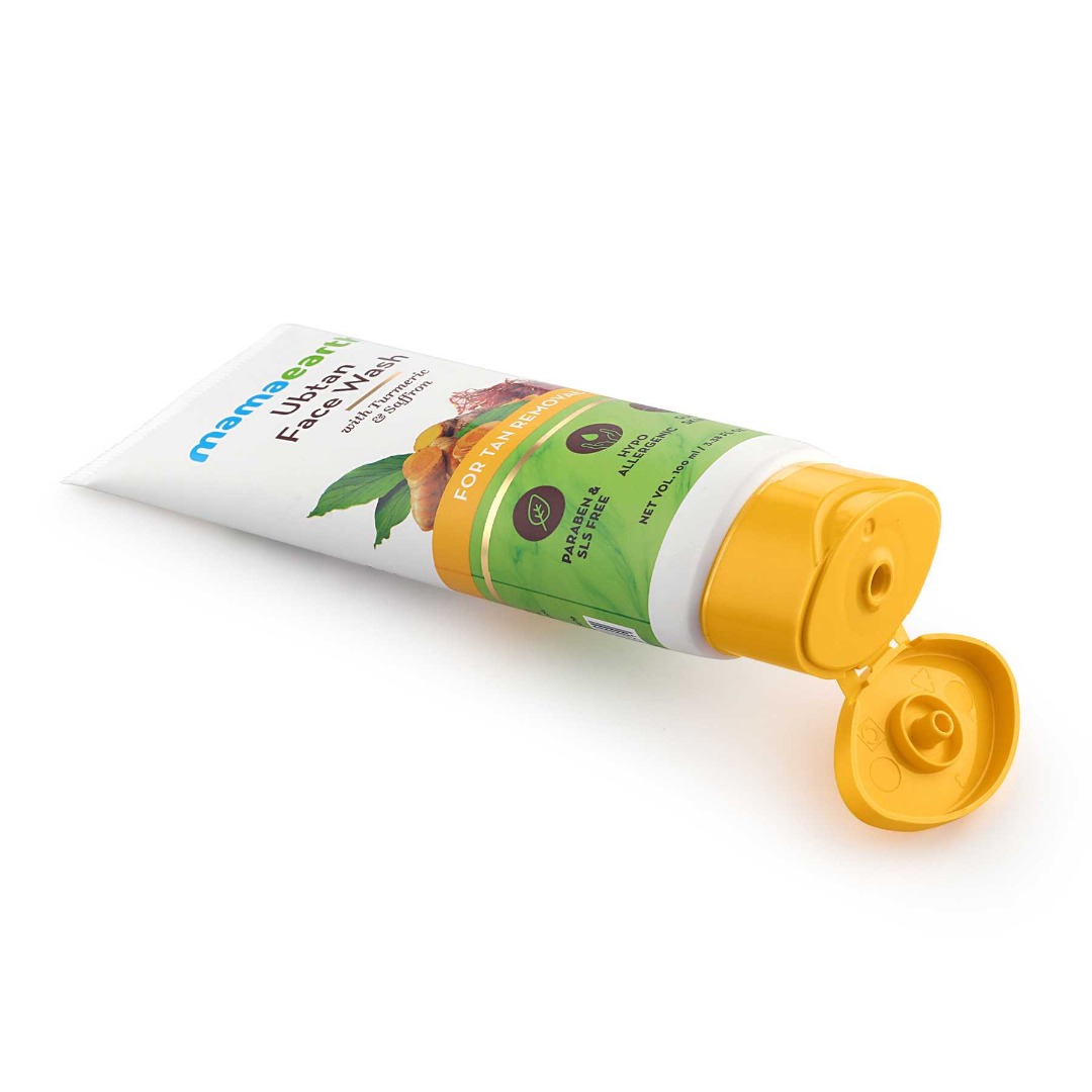 MamaEarth Skin Lightening & Brightening Combo: Ubtan Facemask, 100ml + Ubtan Facewash, 100ml