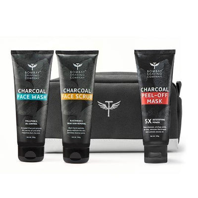 Bombay Shaving Company Charcoal Face Care Essentials with Travel Kit