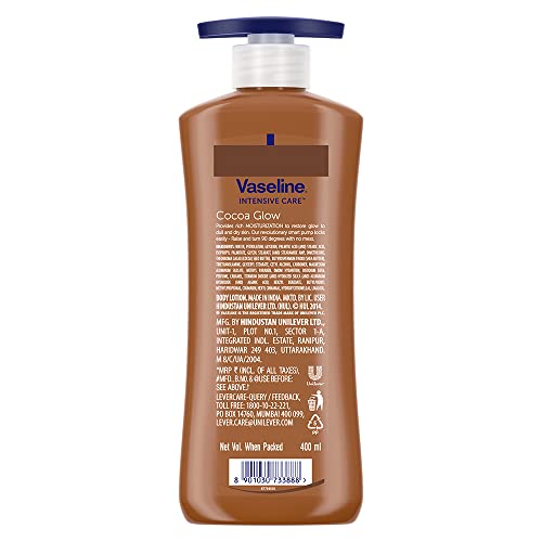 Vaseline Intensive Care Cocoa Glow Body Lotion, 400 ml