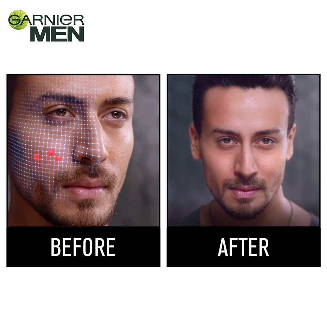 Garnier Men, Anti-Pimple Face Wash, Repairs Skin & Balances Oils, AcnoFight, 2 x 150gm (Pack of 2)
