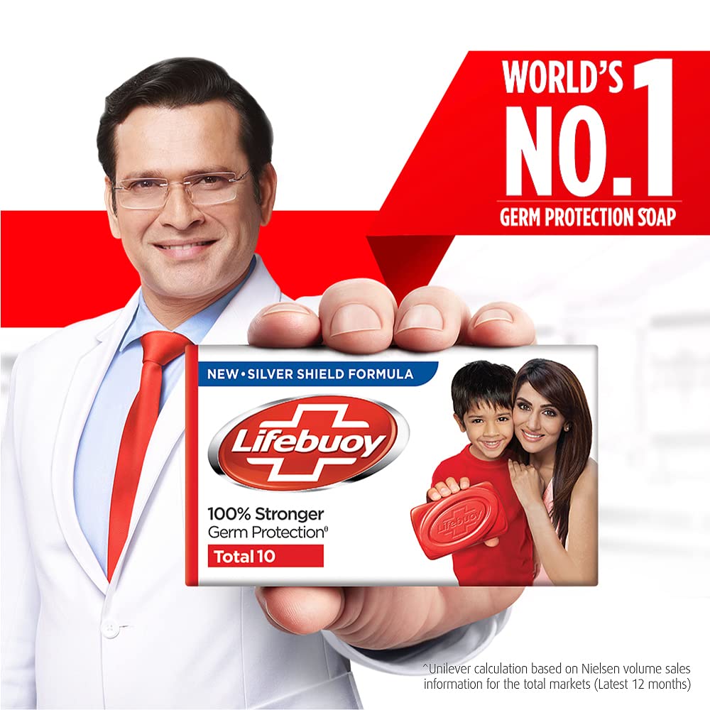 Lifebuoy Total10 Germ Protection Bathing Soap(125g x 7)