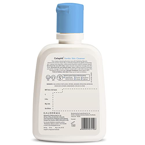 Cetaphil Face Wash Gentle Skin Cleanser for Dry to Normal Sensitive Skin
