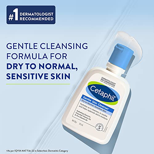 Cetaphil Face Wash Gentle Skin Cleanser for Dry to Normal Sensitive Skin