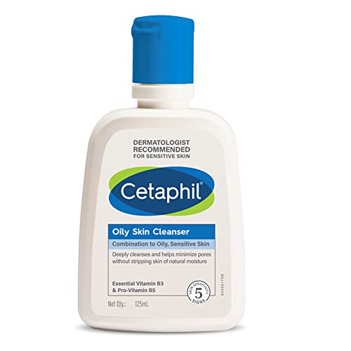 Cetaphil Oily Skin Cleanser Daily Face Wash for Oily, Acne prone Skin, Gentle Foaming