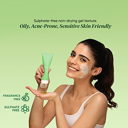 Dot & Key CICA Face Wash for Acne Prone Skin, 2% Salicylic Acid Face Wash for Men