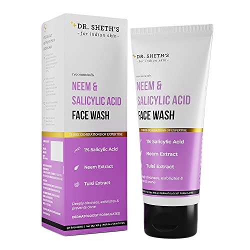 Dr Sheths Neem & Salicylic Acid Face Wash Cleanser