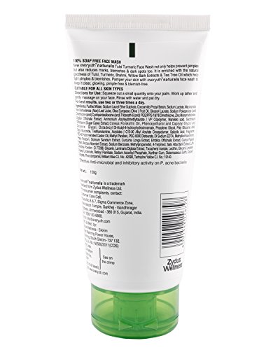 Everyuth Naturals Anti Acne, Anti Marks Tulsi Turmeric Face Wash