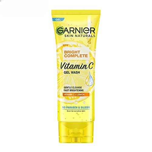 Garnier Face Wash Gel, Gentle Cleanser with Vitamin C